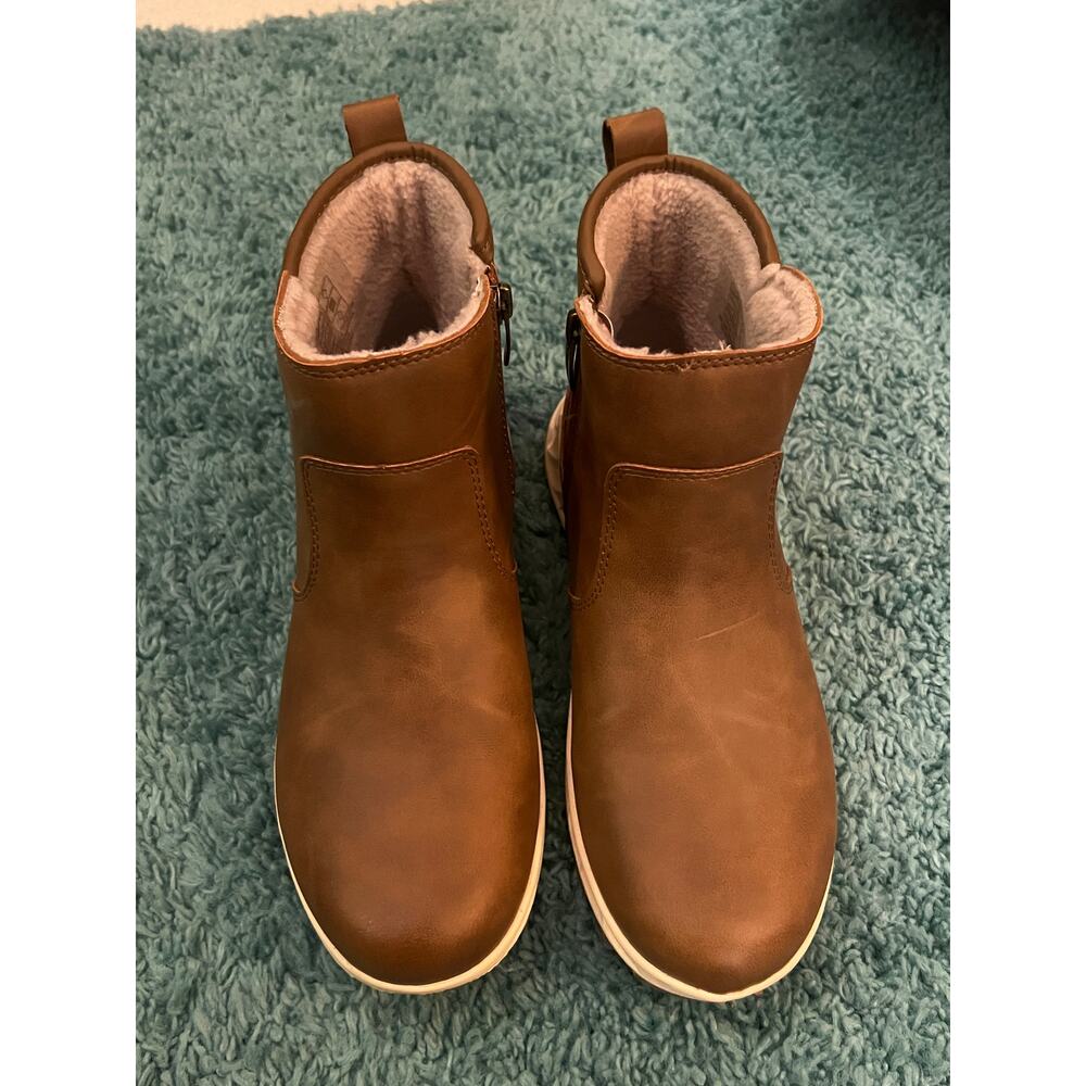 Khombu Women's Size 9 Dusk All-Weather Boots Brown Water Repellant Memory Foam - Picture 6 of 12